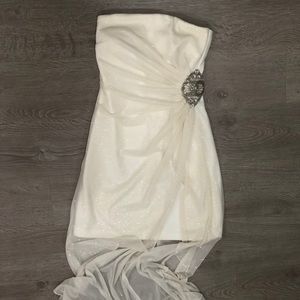 White Formal dress